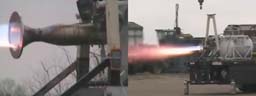 Methane engine sled test run 2